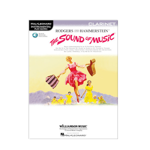 罗杰斯 汉默斯坦二世 音乐之声 9首挚爱歌曲改编曲 单簧管独奏 含在线音频 希尔默原版乐谱书 Rodgers The Sound of Music