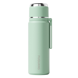 富光保温杯女新款大容量男学生上学专用便携316L不锈钢带吸管水杯