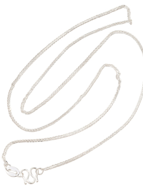 项链纯银999足银素链轻奢小众女