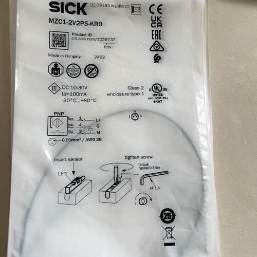 【询价】SICK西克MZC1-2V2PS-KR0-10597适用