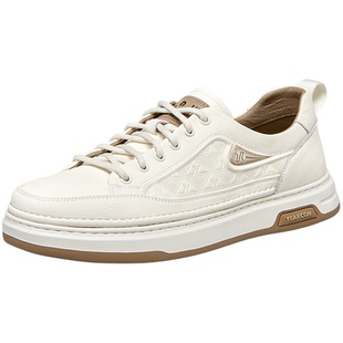 意尔康男鞋春秋季男士休闲鞋皮鞋板鞋软底轻便百搭小白鞋男款鞋子