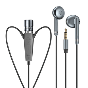 CANYON双麦克K歌声卡耳机专用有线唱歌安卓手机平板电脑耳返耳麦