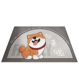 卡通地垫入户门垫进门门口踩脚垫家用玄关防滑丝圈脚垫可裁剪地毯