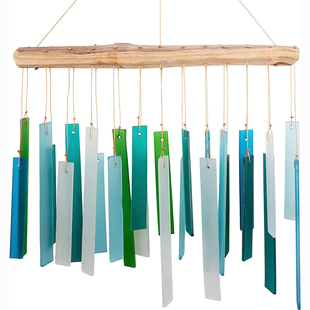 纽约下城公园进口夏天的味道大海天空二重奏悠悠浮木蔚蓝风铃