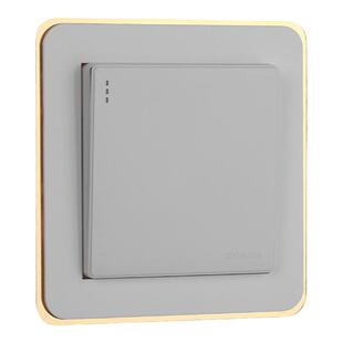 现代简约窄边轻奢高端亚克力开关贴开关保护套开关灯装饰套插座