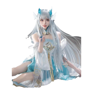 王者荣耀游龙清影cos服西施FMVP假发配饰游戏服装少女cosplay全套