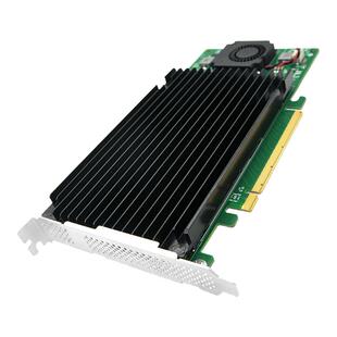 4口M.2扩展卡 NVMe PCIE拆分卡 PCIe3.0X16转四口固态 PLX8747