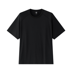 半墨大码男士冰丝网眼短袖家居服凉感T恤可外穿加肥加大睡衣套装