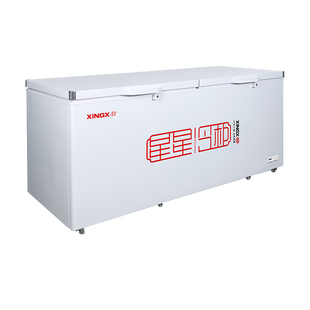 星星718升冰柜商用大容量冷柜冷藏冷冻两用卧式保鲜柜518升冰箱