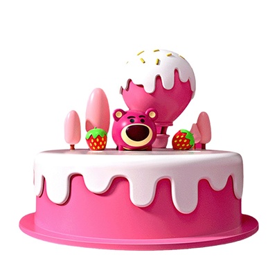 集甜社大容量喷雾草莓熊加湿器