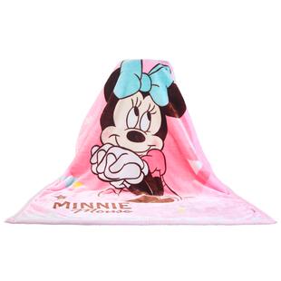 迪士尼宝宝婴儿毛毯盖毯幼儿园新生儿童毯子加厚秋冬季云毯礼盒装