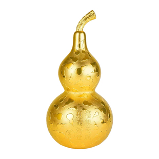 李居明2026马年吉祥物九运悬壶济世金葫芦摆件客厅平安健康摆设