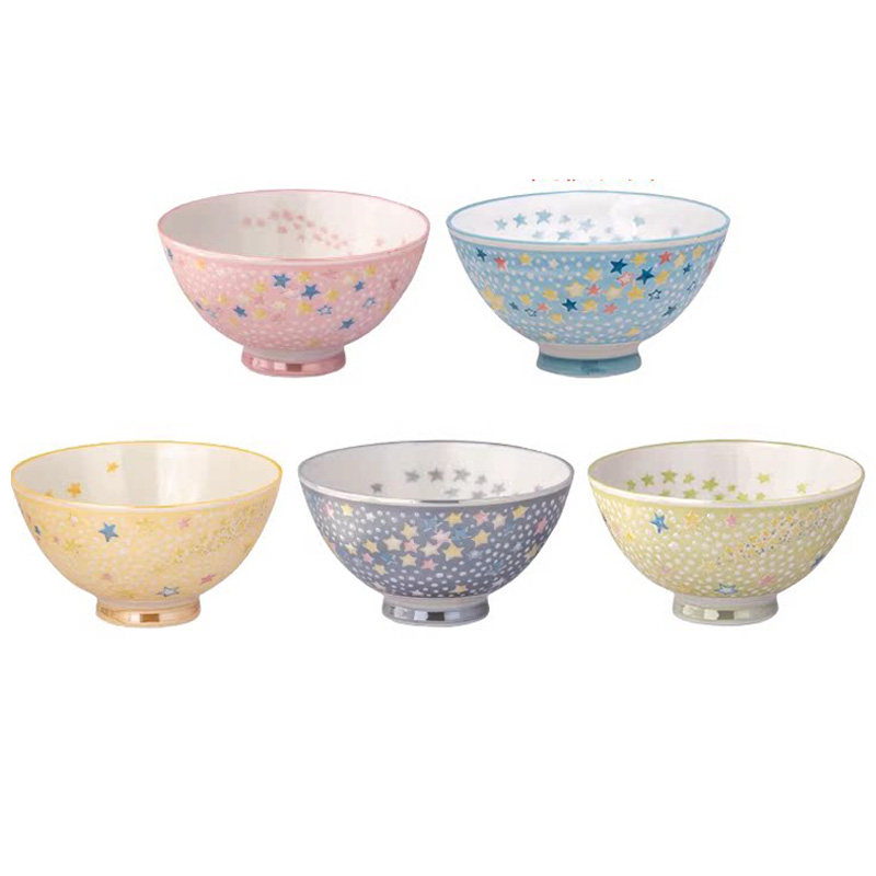 日本进口儿童碗餐具卡通陶瓷饭碗