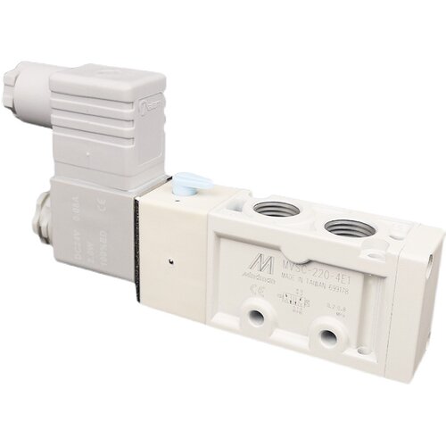 原装白色新款金器Mindman电磁阀MVSC-220-4E1 4E2二位五通260 300
