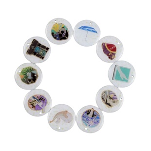 光遇nfc徽章可扫描官方周边平替NFC可复制白卡绊爱叠叠蟹你我成双