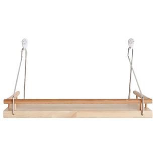 新春挂饰纯手工实木板一字隔板墙上置物架免打孔壁挂客厅墙面搁板