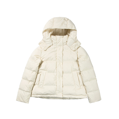 户外三防可拆卸连帽羽绒服女外套