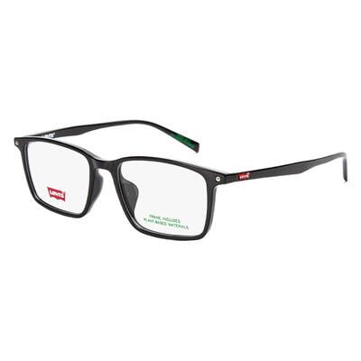 李维斯黑色休闲板材眼镜框男女