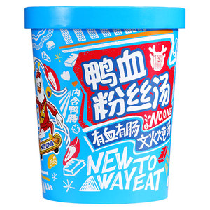 小鹿懒懒南京鸭血粉丝汤方便冲泡