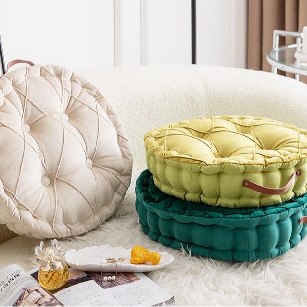 蒲团坐垫不塌加厚圆形打理窗台垫窗懒人坐墩垫靠垫垫子屁飘沙发好