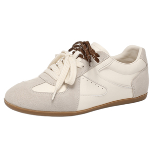 MILLIE'S/妙丽复古风德训鞋女2026新款系带平底阿甘鞋休闲运动鞋P