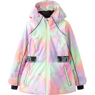 巴拉巴拉女童鹅绒羽绒服中大童加厚中长款外套秋冬款童装宝宝儿童