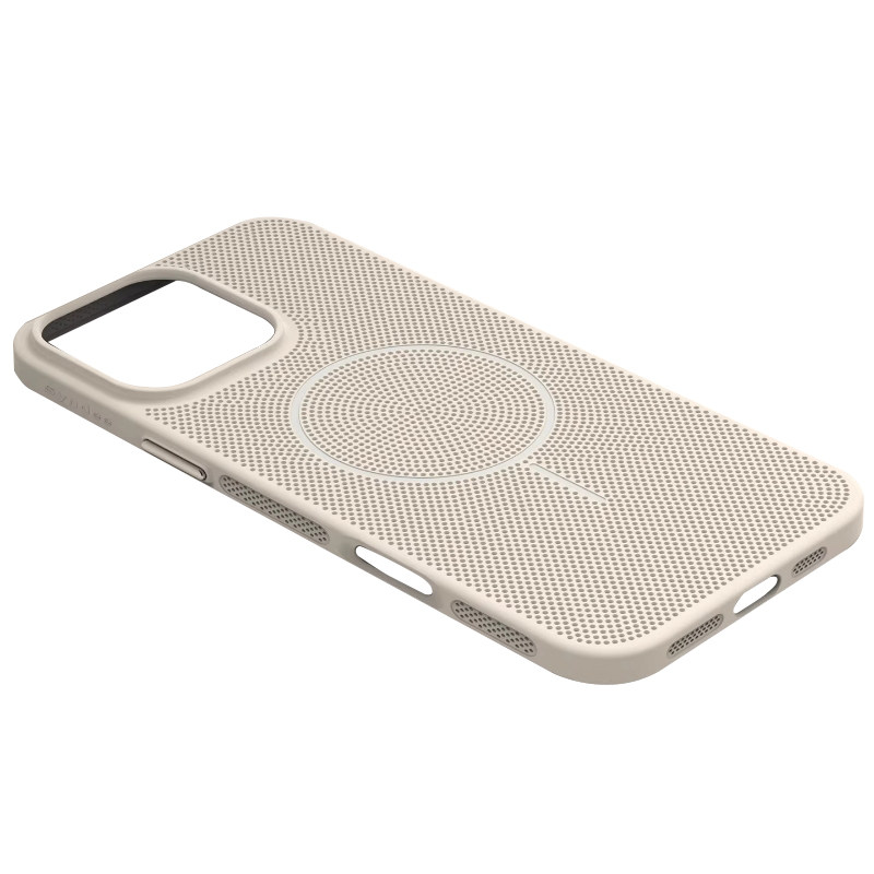 适用苹果iphone15promax手机壳新款轻薄散热网孔16pro高级感14多巴胺plus简约硬外壳13小众12磁吸p