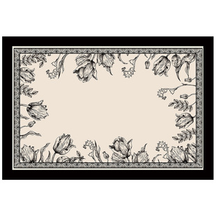 范居态度郁香中古风床头柜皮革桌垫边几轻奢防水免洗易打理防尘垫