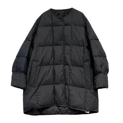 韩系白鸭绒羽绒服女冬季新款