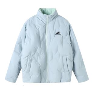 FPMZ刺绣标基础款星星logo压印胶印充绒90白鸭绒羽绒服保暖百搭复