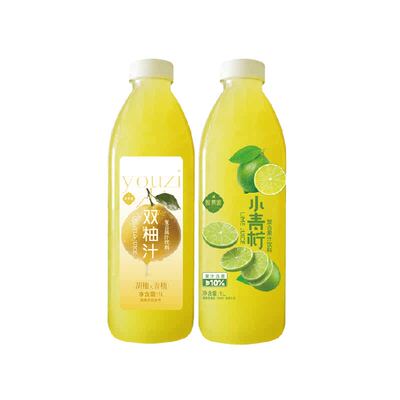 熙景源小青柠汁双柚汁1L*2瓶解腻