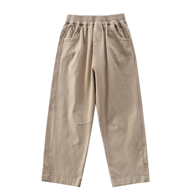 春季男童纯棉弹力休闲裤直筒裤