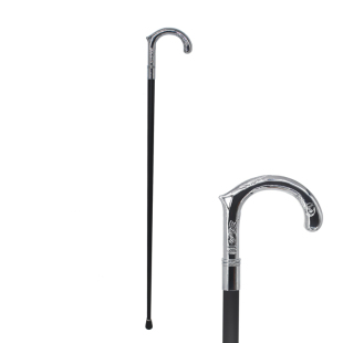 复古英伦银色金属文明棍绅士手杖cospla卓别林舞台表演跳舞拐仗女