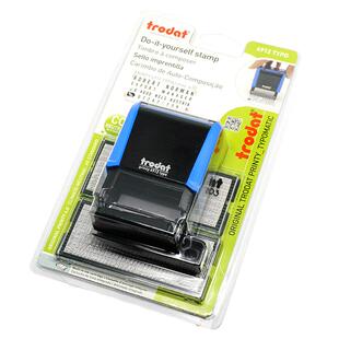 英文字母数字组合印章Trodat卓达4912 typo自动回墨印章材料批发