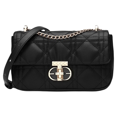 稻草人新款小香风链条小方包