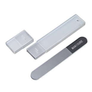 纳米玻璃亮甲指甲锉刀修型双面水晶指甲锉条抛光打磨亮甲砂条便携