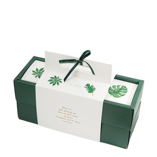 2026蛋黄酥包装盒流心鲜肉月饼礼盒简易点心绿豆糕青团糕点空盒子