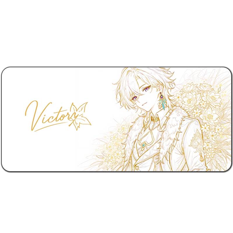 轻奢高级感线稿鼠标垫二次元极简动漫超大号电竞家用防滑定制桌垫