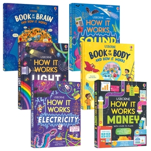 Usborne How It Works Collection 尤斯伯恩 人体大脑金钱声光电物理百科 少儿小学生科普读物 英文原版进口儿童图书