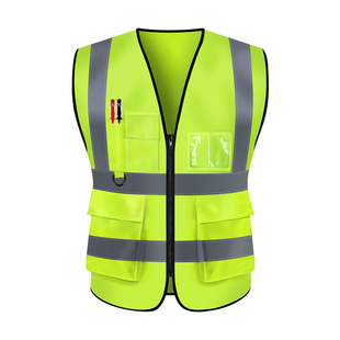 反光安全背心马甲工地施工反光衣交通夜间骑行环卫工作安全服印字