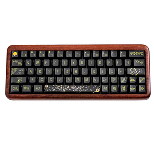 苍海月敦煌之路键帽侧刻机械键盘磁轴迈从ace68夜魔wooting EV63