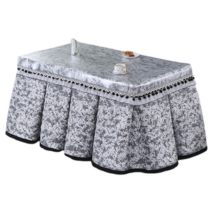 电炉套专用透明皮罩烤火桌罩套长方形垂边包角正方形防水防油桌布