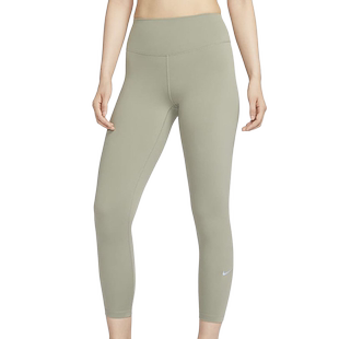 耐克女子紧身裤NIKE ONE 高腰九分裤普拉提瑜伽裤FN3233-320