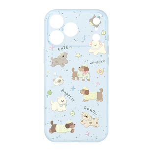 桔子猫适用苹果17promax超薄air手机壳iphone15新款16promax磨砂手机壳14pro散热软壳17pro可爱狗狗13夏天女