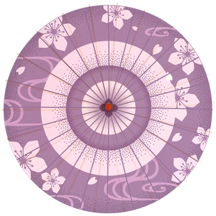 日式油纸伞古典动漫cos红色樱花伞餐厅店铺装饰绸布伞多款