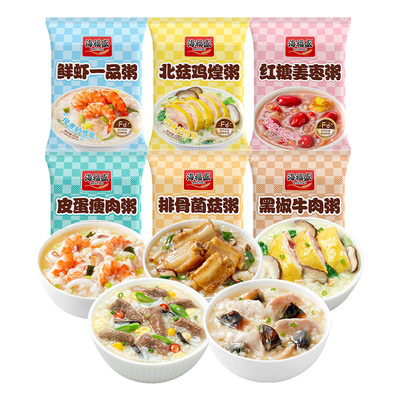 海福盛黑椒牛肉粥还原现煮般美味