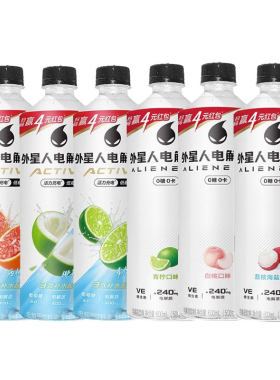 外星人电解质水600mL5瓶低糖椰子