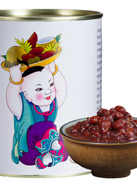 广禧优品红豆罐头950g红小豆酱腰蜜熟糖纳蜜豆即焙奶茶店专用原料