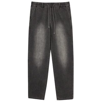 [自在牛仔裤]907杰克琼斯春复古炒雪花阔腿水洗宽松男装长裤子