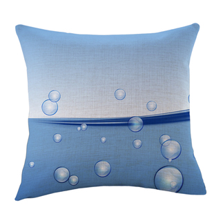 春季新品水浪抱枕冰爽水纹抽象图案沙发靠垫北欧轻奢风客厅靠腰包